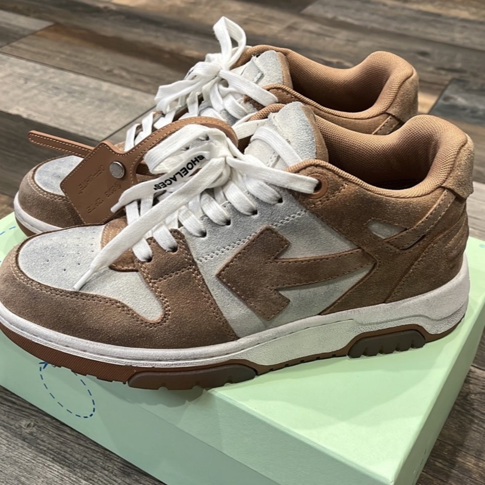 Off White Distressed Out Off The Office